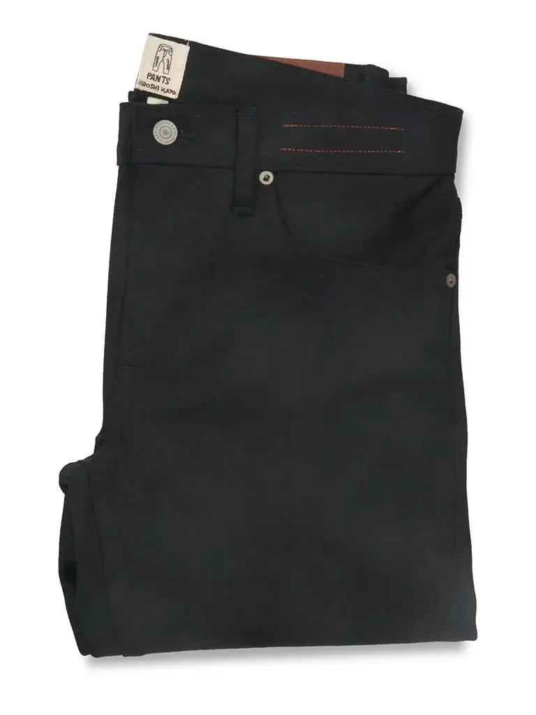 The Pen Slim 10.5oz Raw Stretch Selvedge- Black