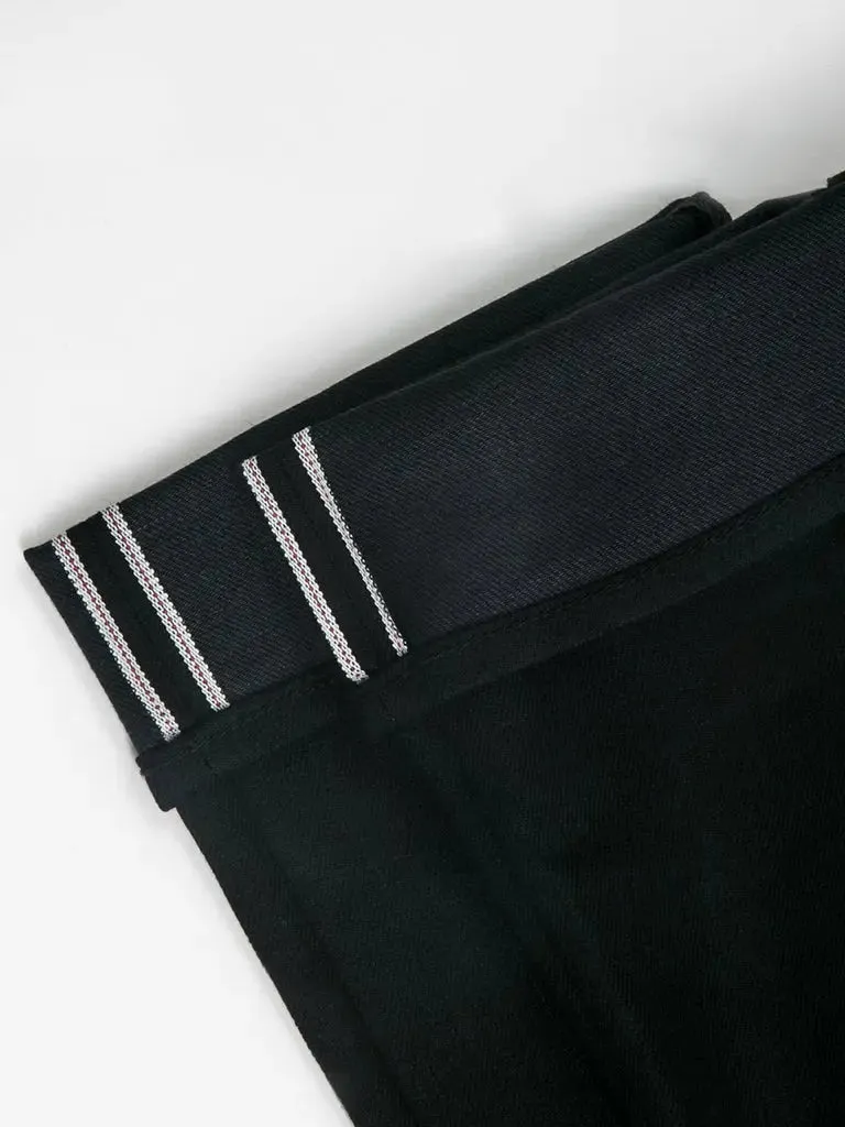 The Pen Slim 10.5oz Raw Stretch Selvedge- Black