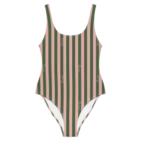 The Rosé Striped Swimsuit