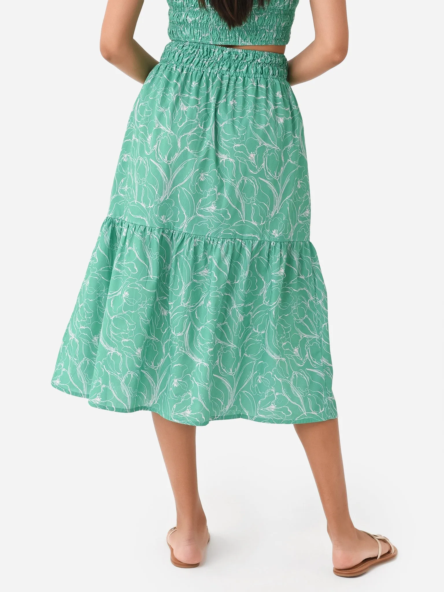 Thea Smocked Skirt