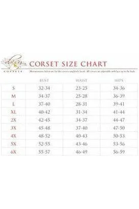 Top Drawer Premium 4 PC Superhero Corset Costume