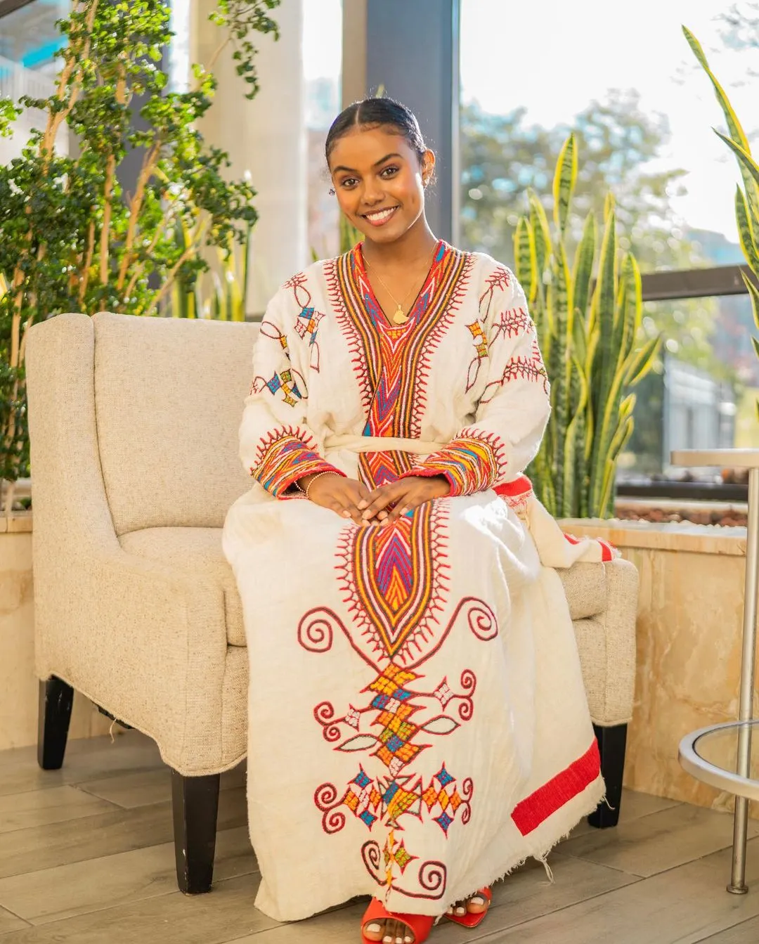 Vibrant Ethiopian Traditional Dress The Colorful Habesha Dress