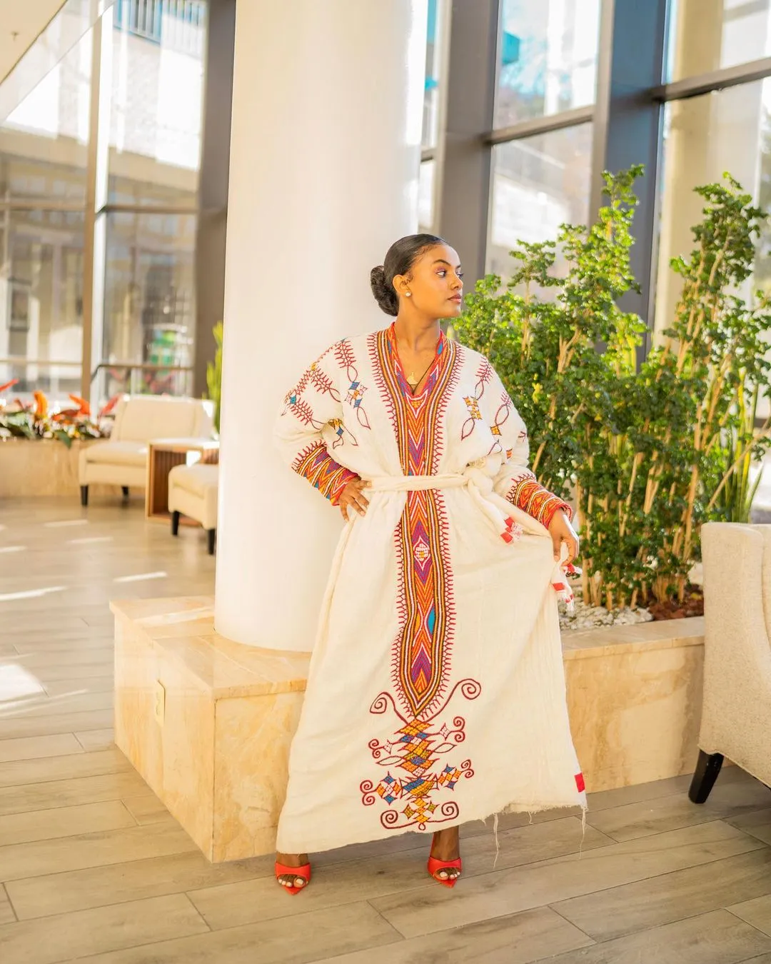 Vibrant Ethiopian Traditional Dress The Colorful Habesha Dress