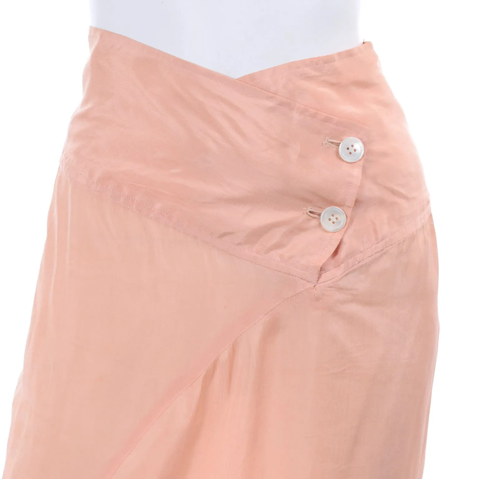 Vintage 1990s Comme Des Garçons Peach Skirt