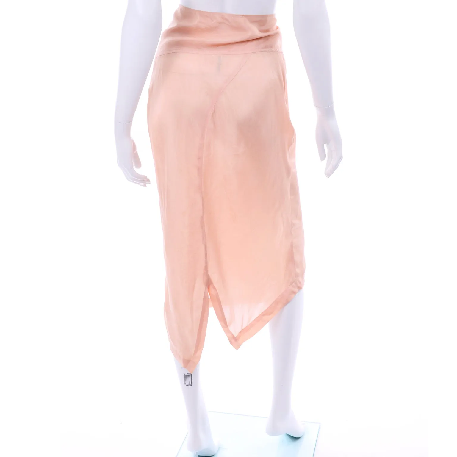 Vintage 1990s Comme Des Garçons Peach Skirt