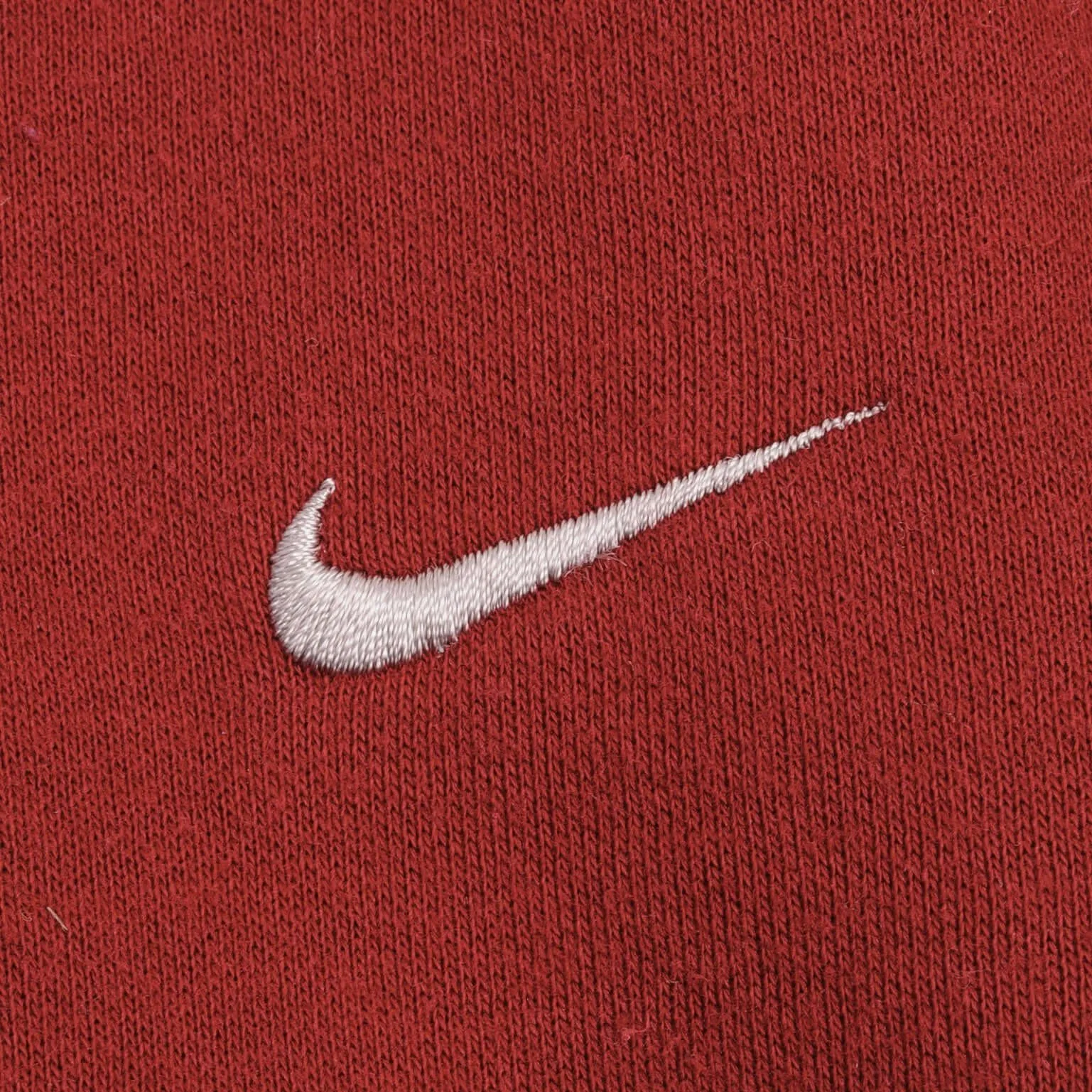 VINTAGE RED BURGUNDY NIKE CLASSIC SWOOSH SWEATSHIRT LATE 2000S SIZE LARGE