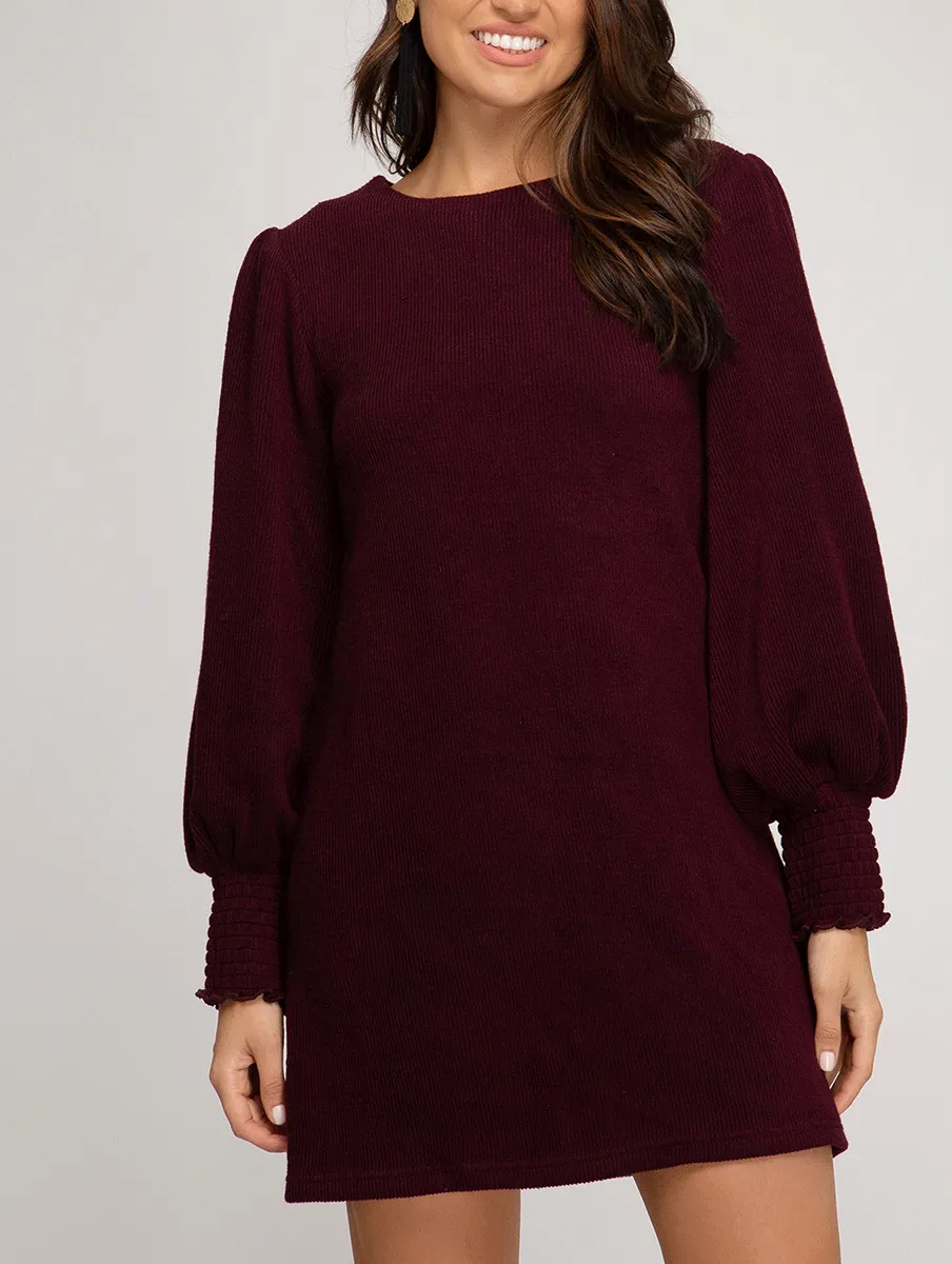 Wine About It Sweater Dress