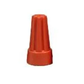 Wire Nut, Orange, 22-14 AWG, Twist-on, Spring, 1000 pack