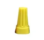 Wire Nut, Yellow, 22-12 AWG, Twist-on, Spring, 100 pack