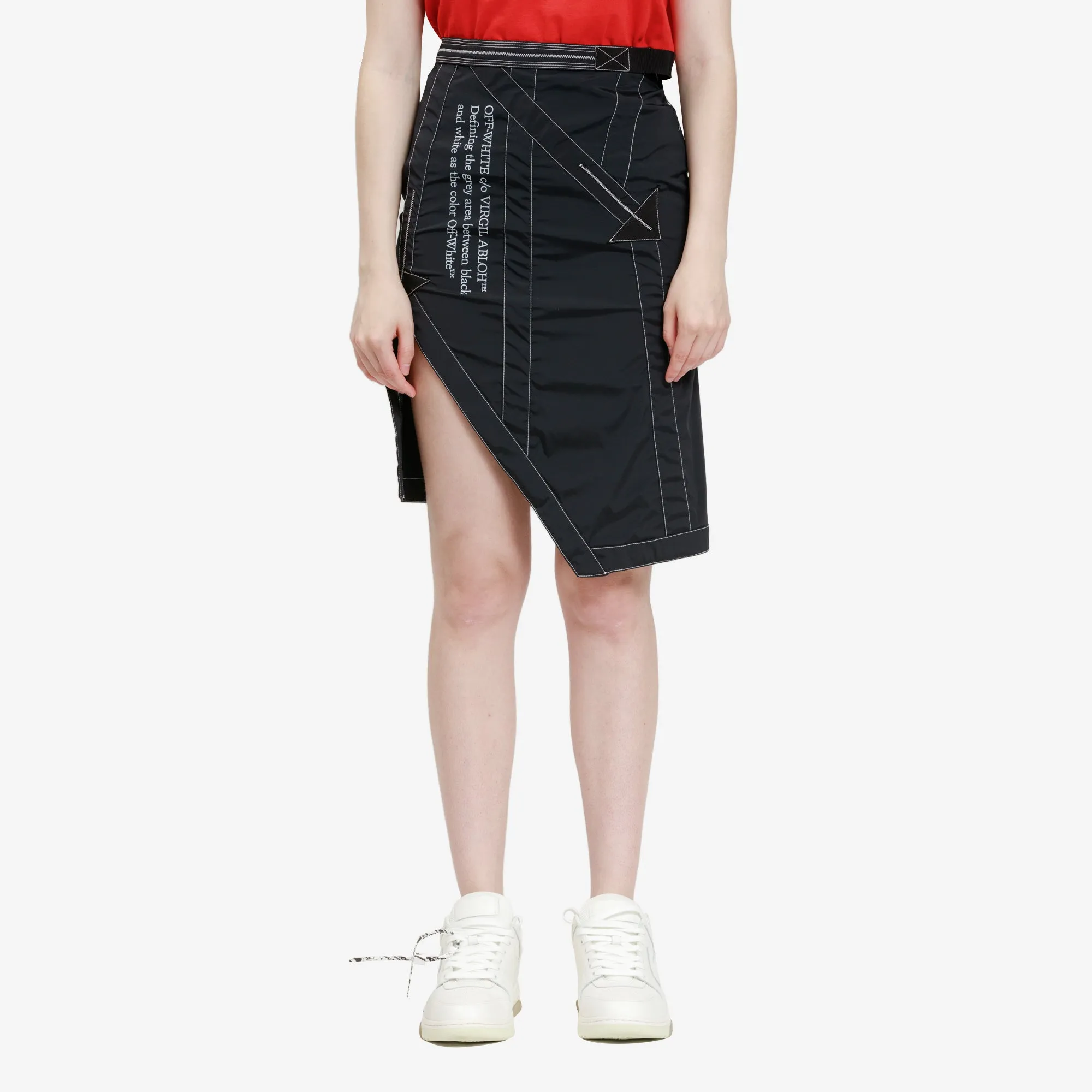 Womens Nylon Parachute Skirt