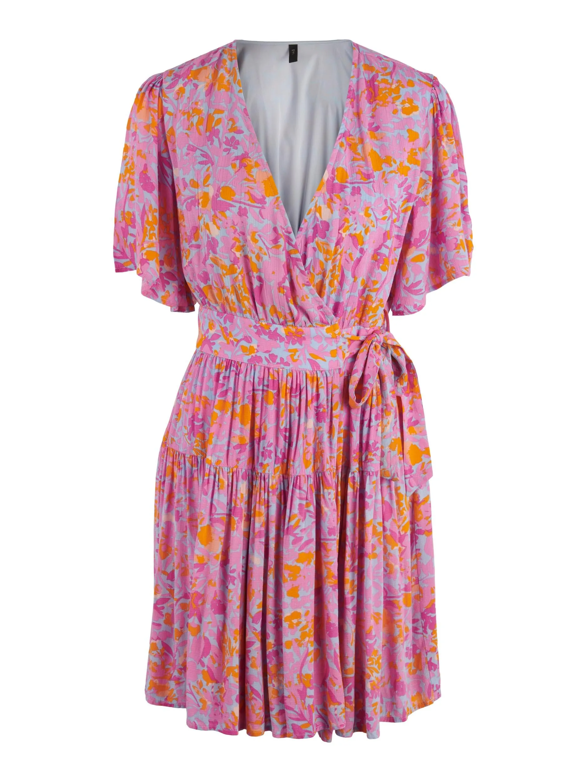 Y.A.S 2/4 PINK WRAP DRESS